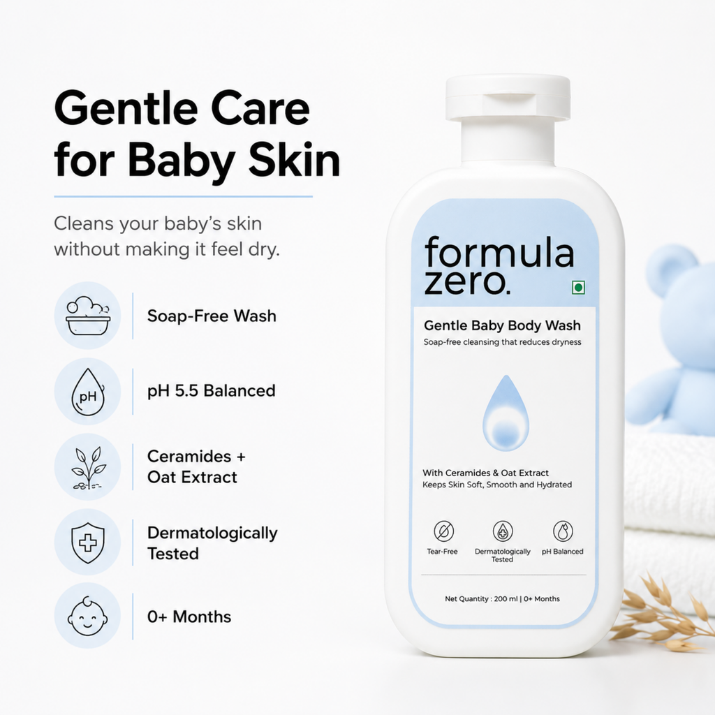 Formula Zero Baby Body Wash product packshot