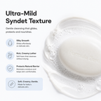 Rich creamy lather of Formula Zero Baby Cleansing Bar