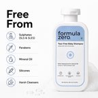 Baby shampoo free from sulphates, parabens and harsh chemicals