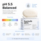 pH 5.5 baby cleansing bar for healthy skin barrier